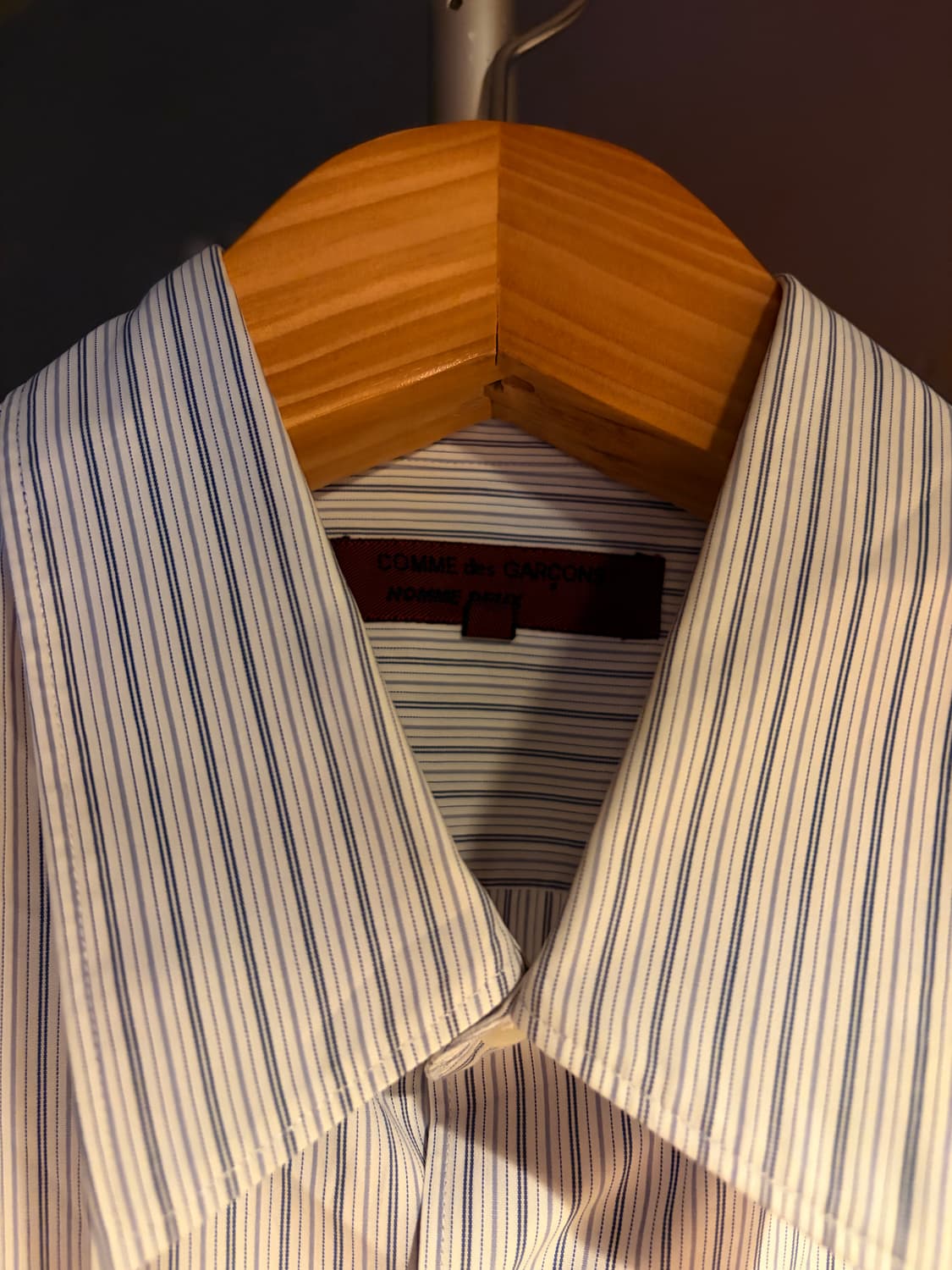 꼼데가르송 옴므 듀스 스트라이프 셔츠  상품이미지3