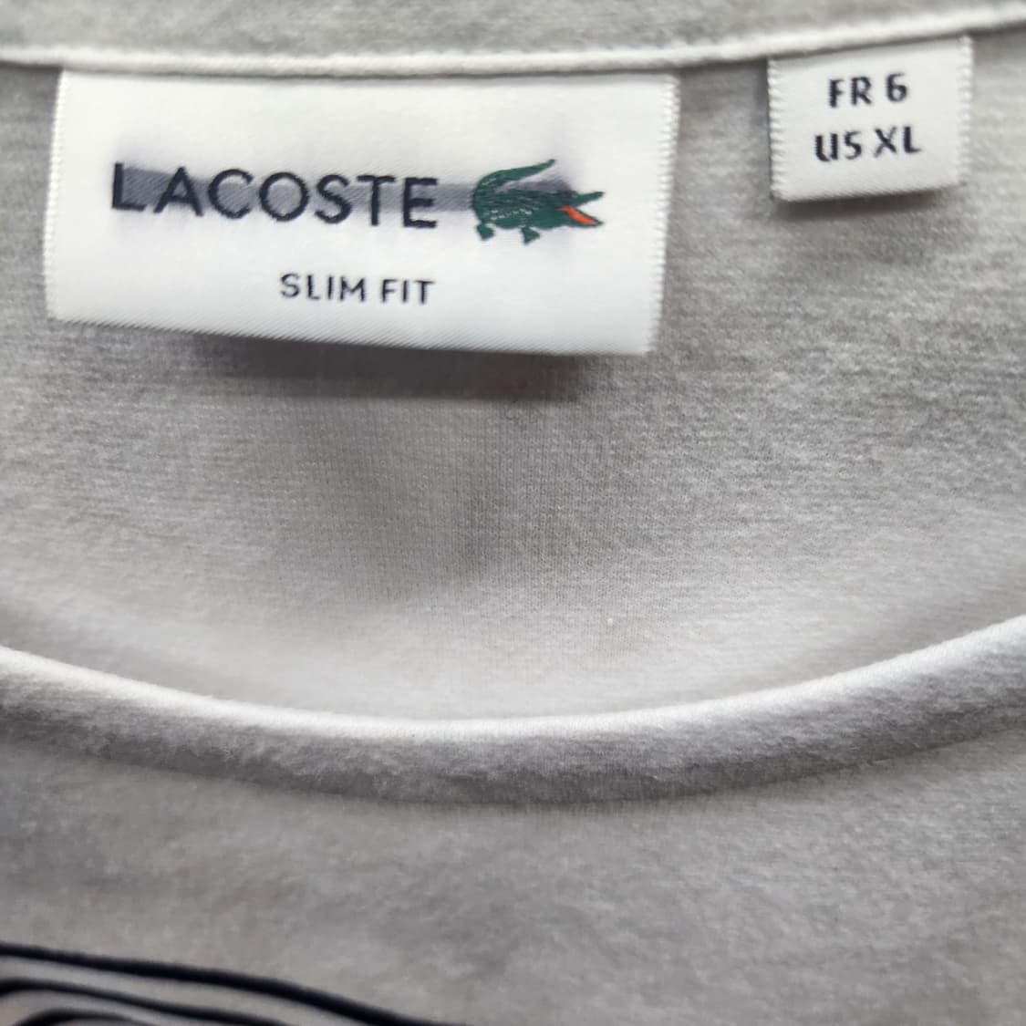 라코스테 스트라이프 로고 긴팔티 XL(XL) 상품이미지5