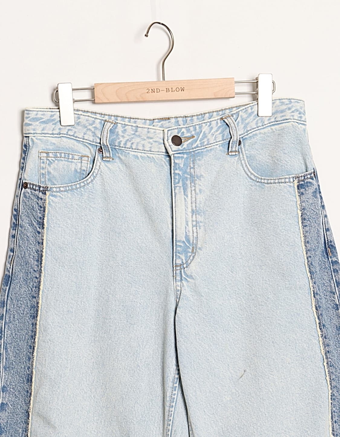 G U 2Tone Barrelleg Denim Pant (30) 상품이미지2