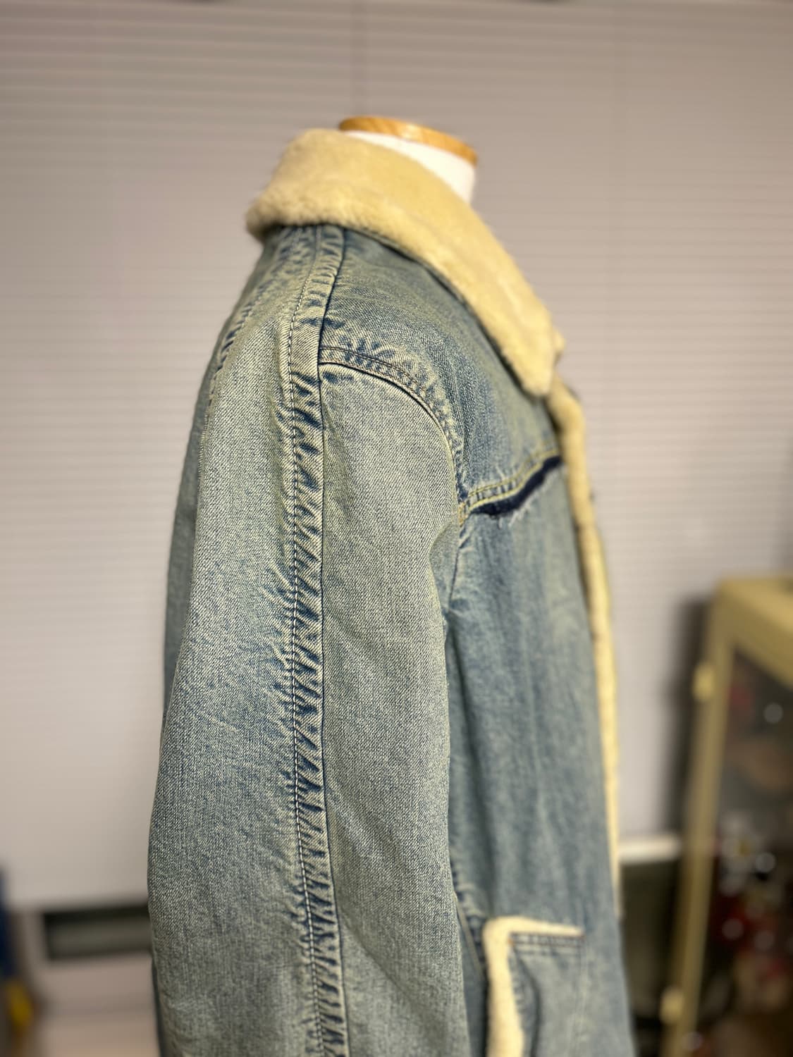 사카이 데님 쉐르파 그런지 코트 3 상품이미지6