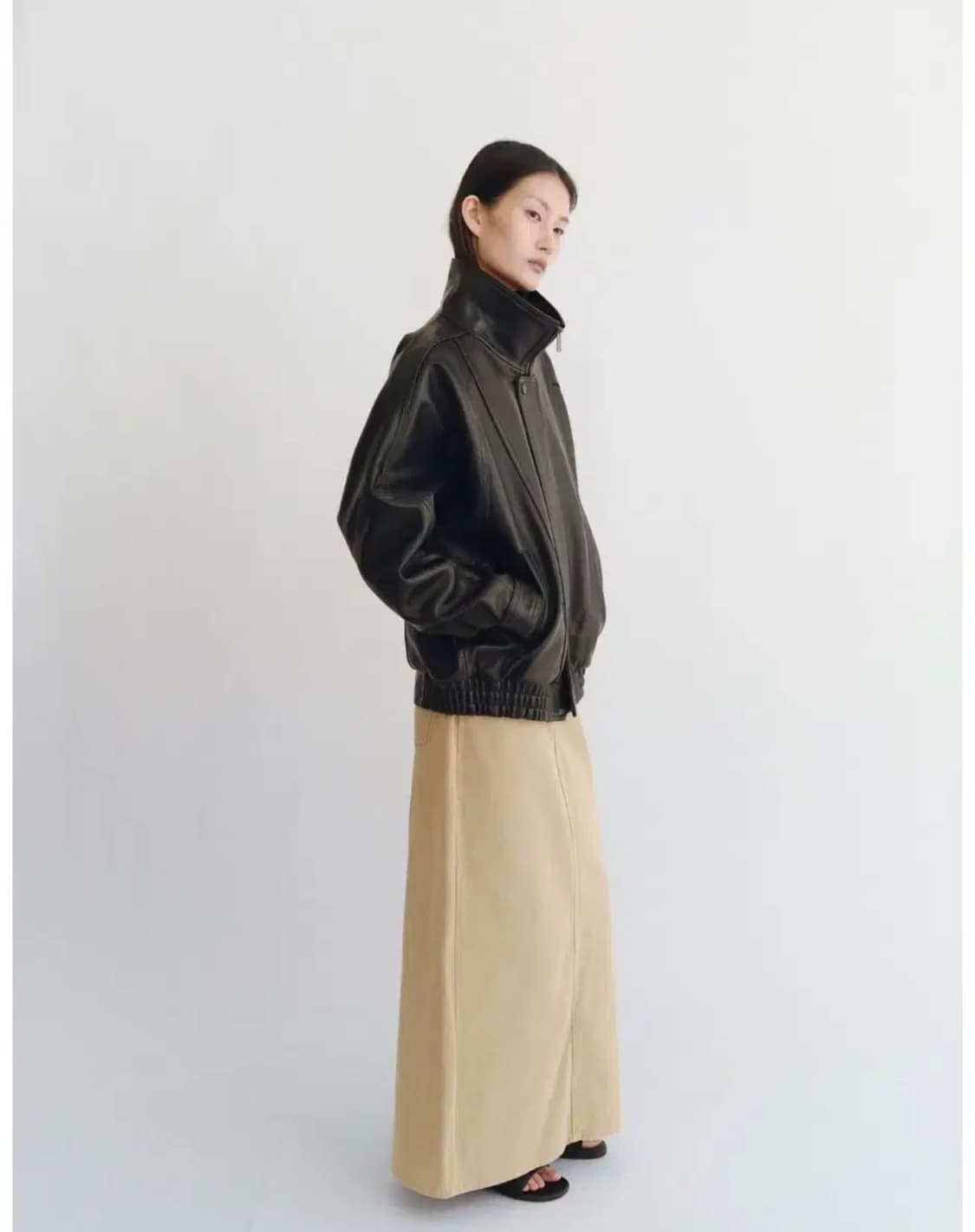 DERS 램스킨 레더 자켓 상품이미지1