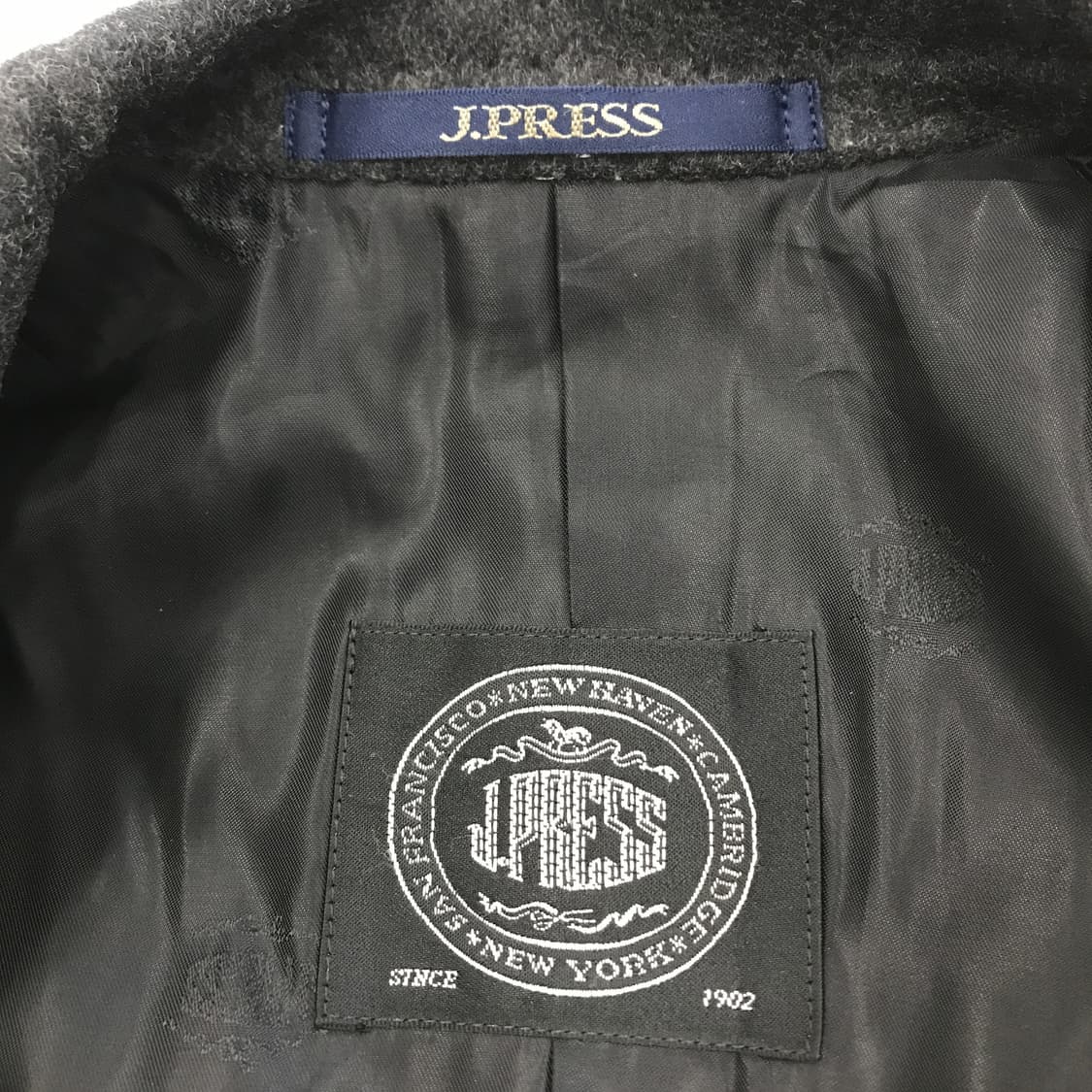 제이프레스 J.PRESS 90s 울100프로 롱코트 [97-170] 상품이미지4