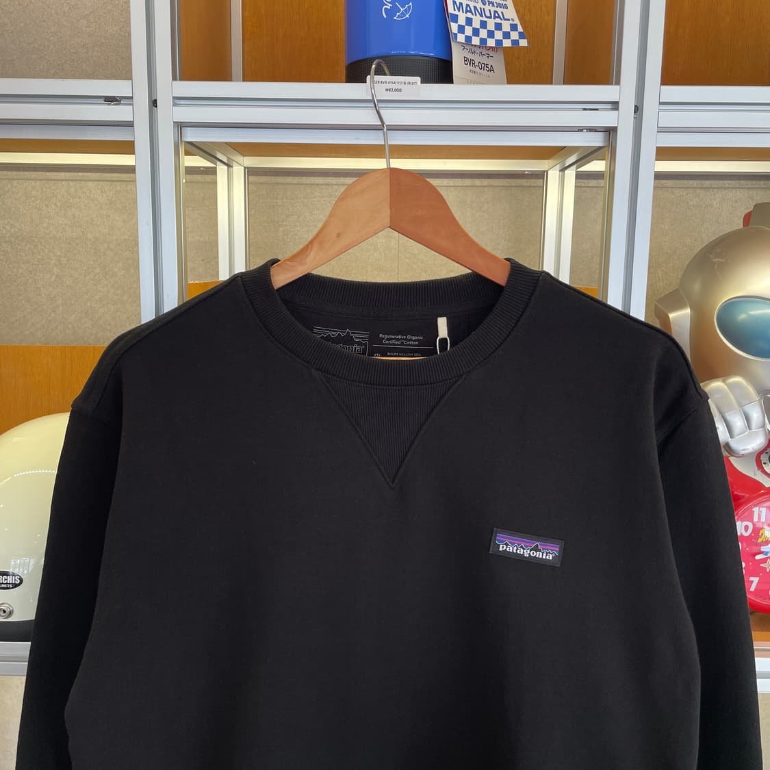 Patagonia Crewneck Sweatshirt M (Black) 상품이미지3