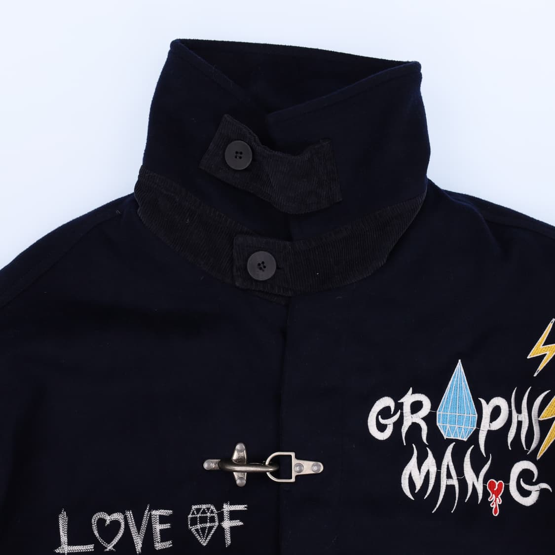 [Free] 그라피스트 만지 자수 헤비 코트 N7031 상품이미지4