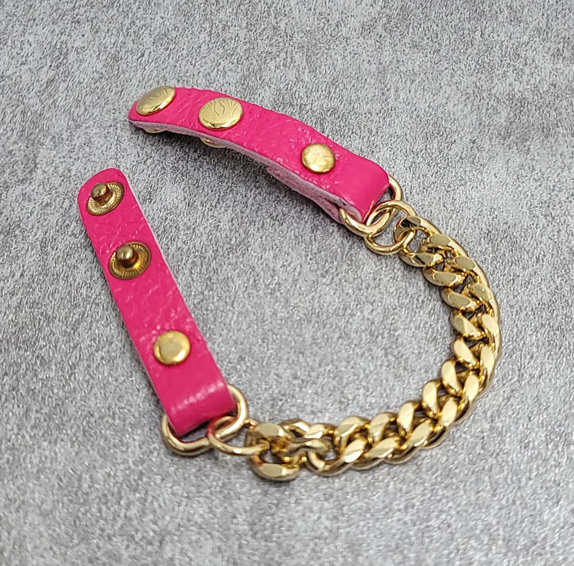 chain leather bracelet  상품이미지2