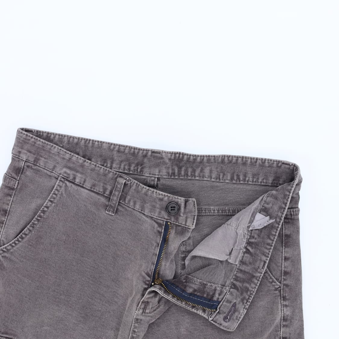 [L] 빈티지 포켓 카고 흑청 데님팬츠 1204HR2 상품이미지3