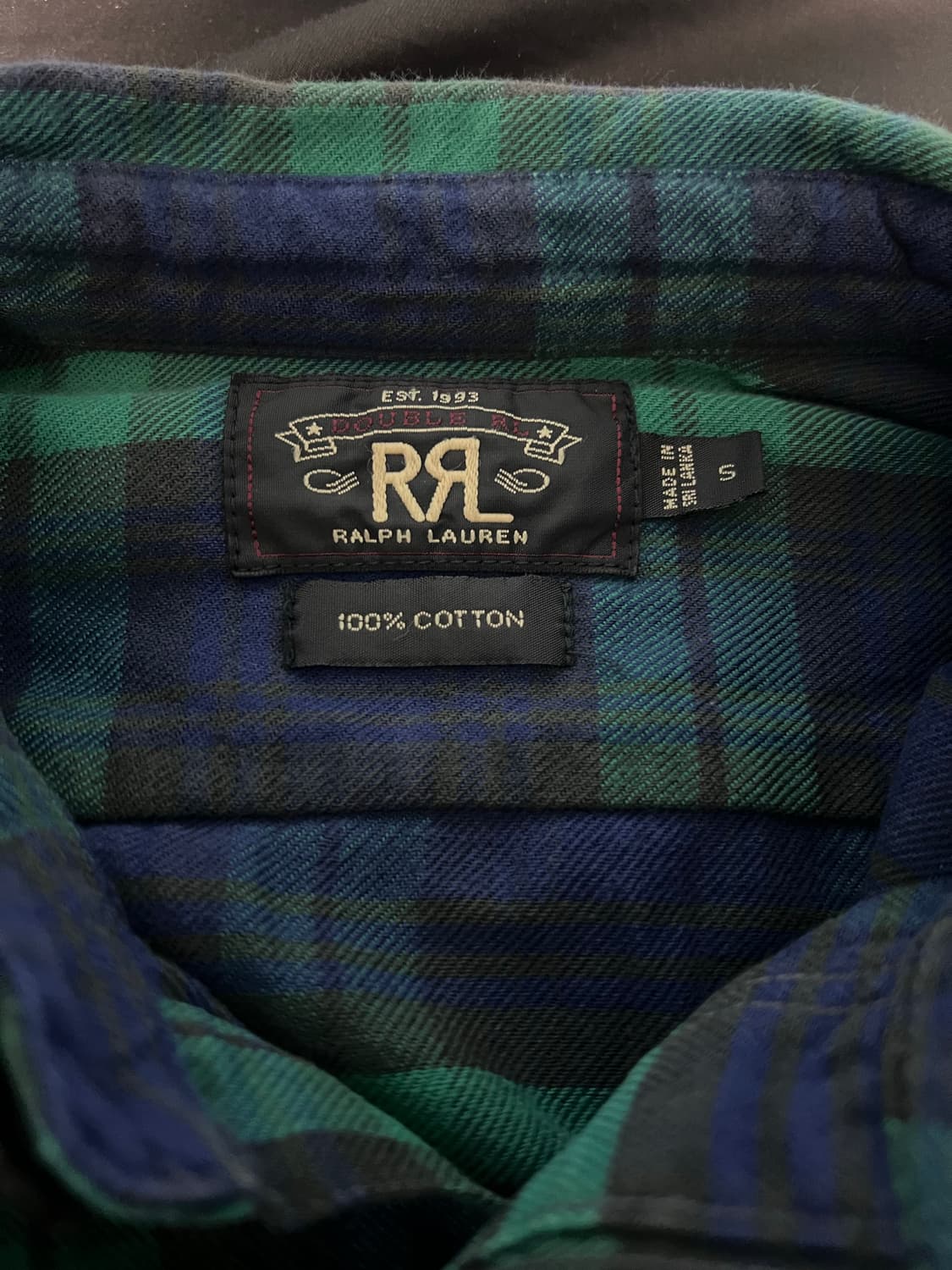 rrl 체크셔츠 s 상품이미지3