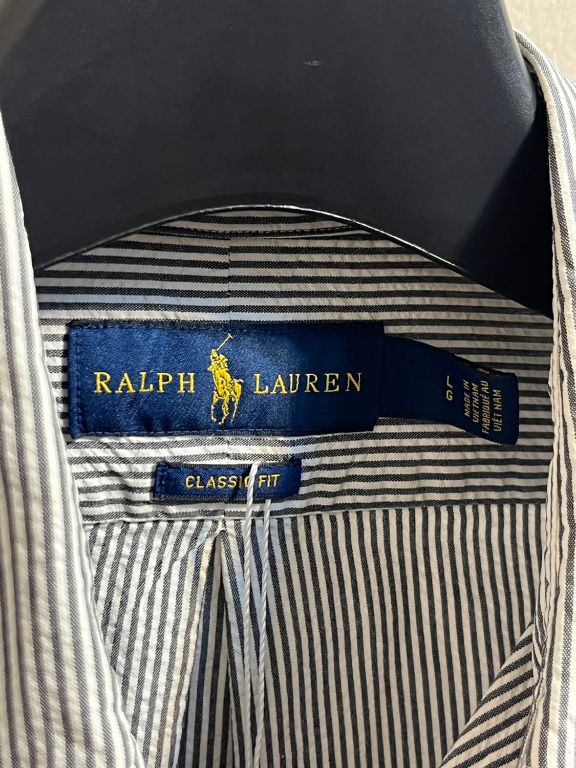 폴로 랄프 로렌 그레이 스트라이프 셔츠 상품이미지5