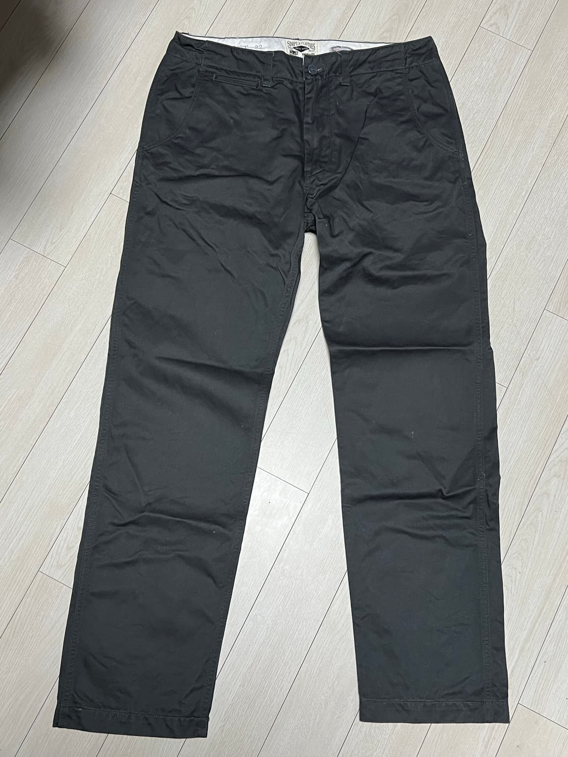 아웃스탠딩 치노팬츠 차콜그레이 32사이즈 상품이미지1