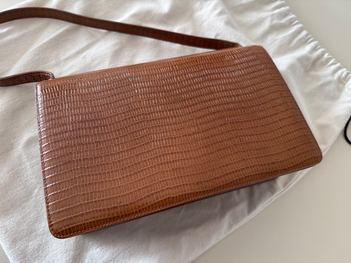 투티에 포멜백 리자드 브라운 상품이미지2