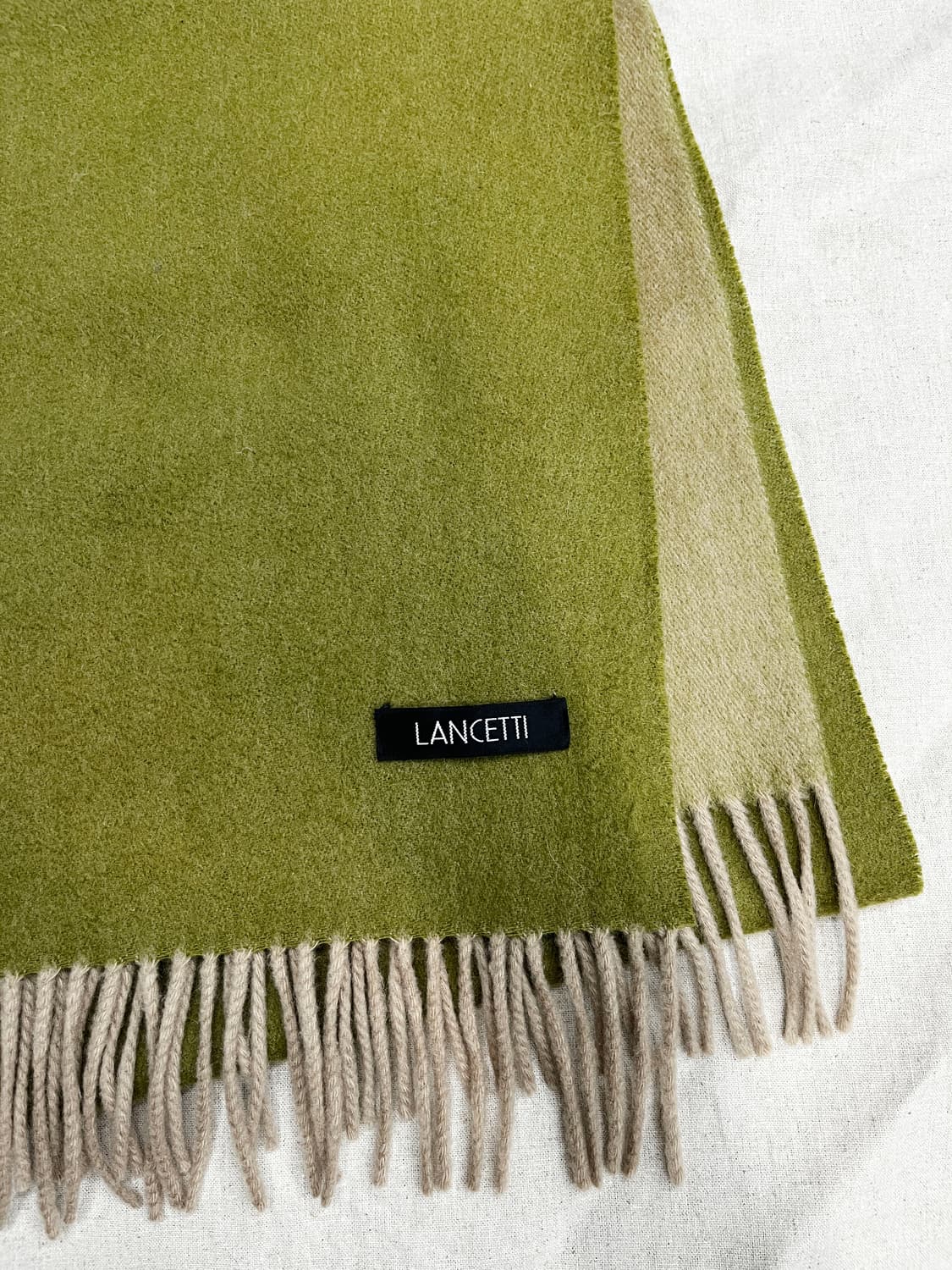  LANCETTI 캐시미어 머플러 상품이미지2