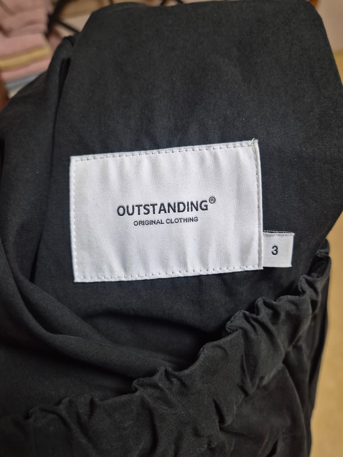 아웃스탠딩 LIGHT COTTON COMFORT PANTS_BLACK 상품이미지3