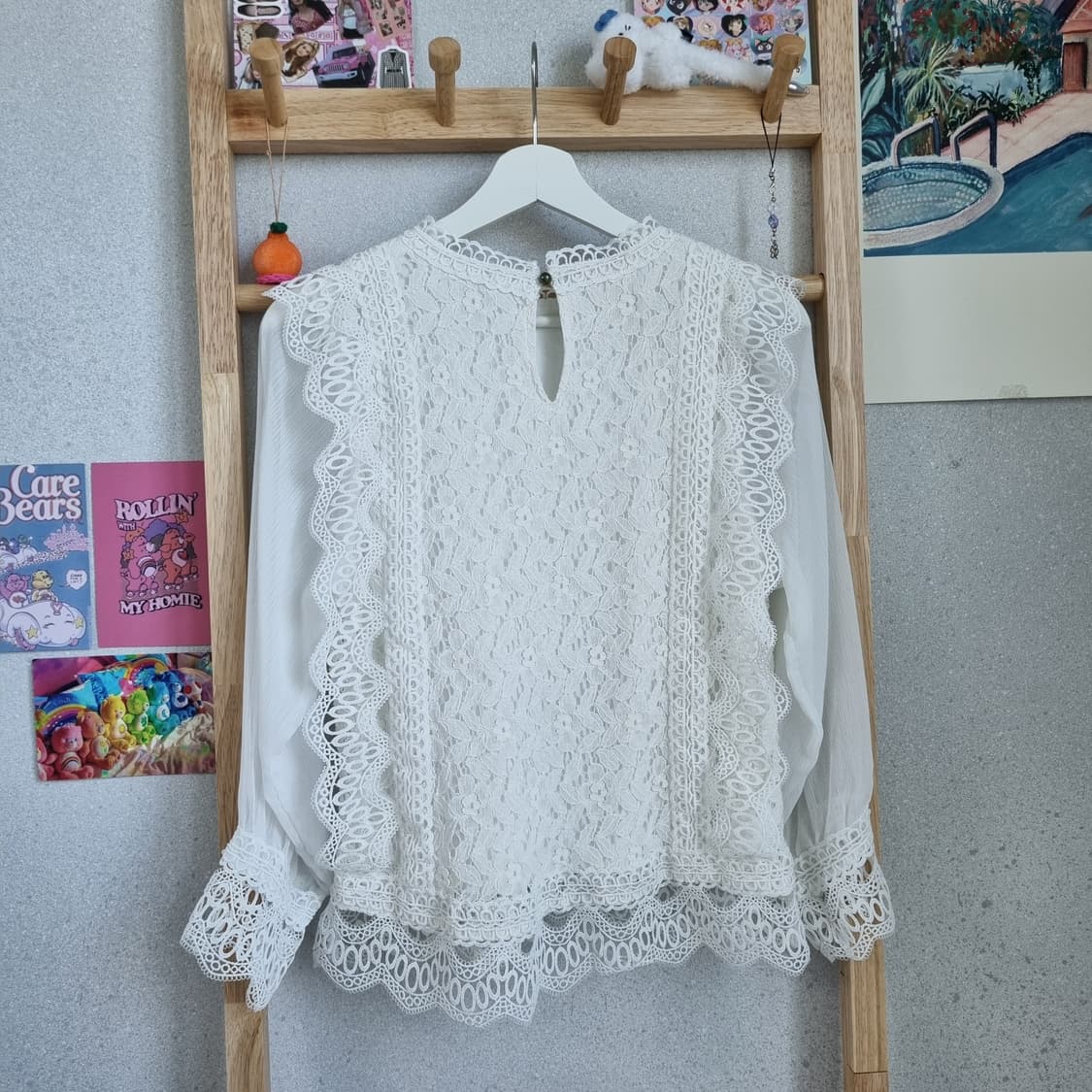 JPN Antique Lace Garden Blouse 상품이미지8