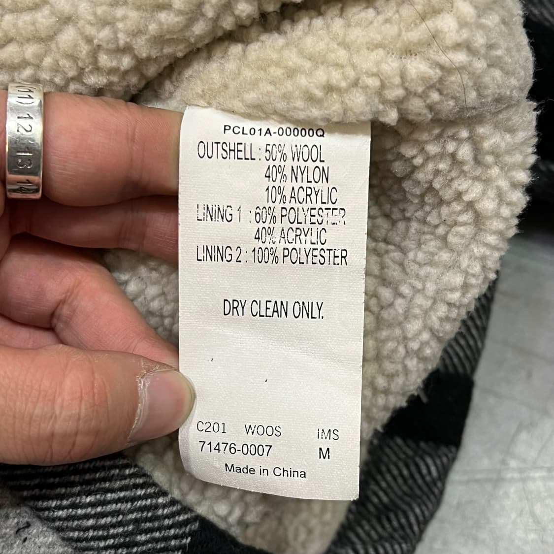  리바이스 체크 쉐르파 자켓 y14140 상품이미지8