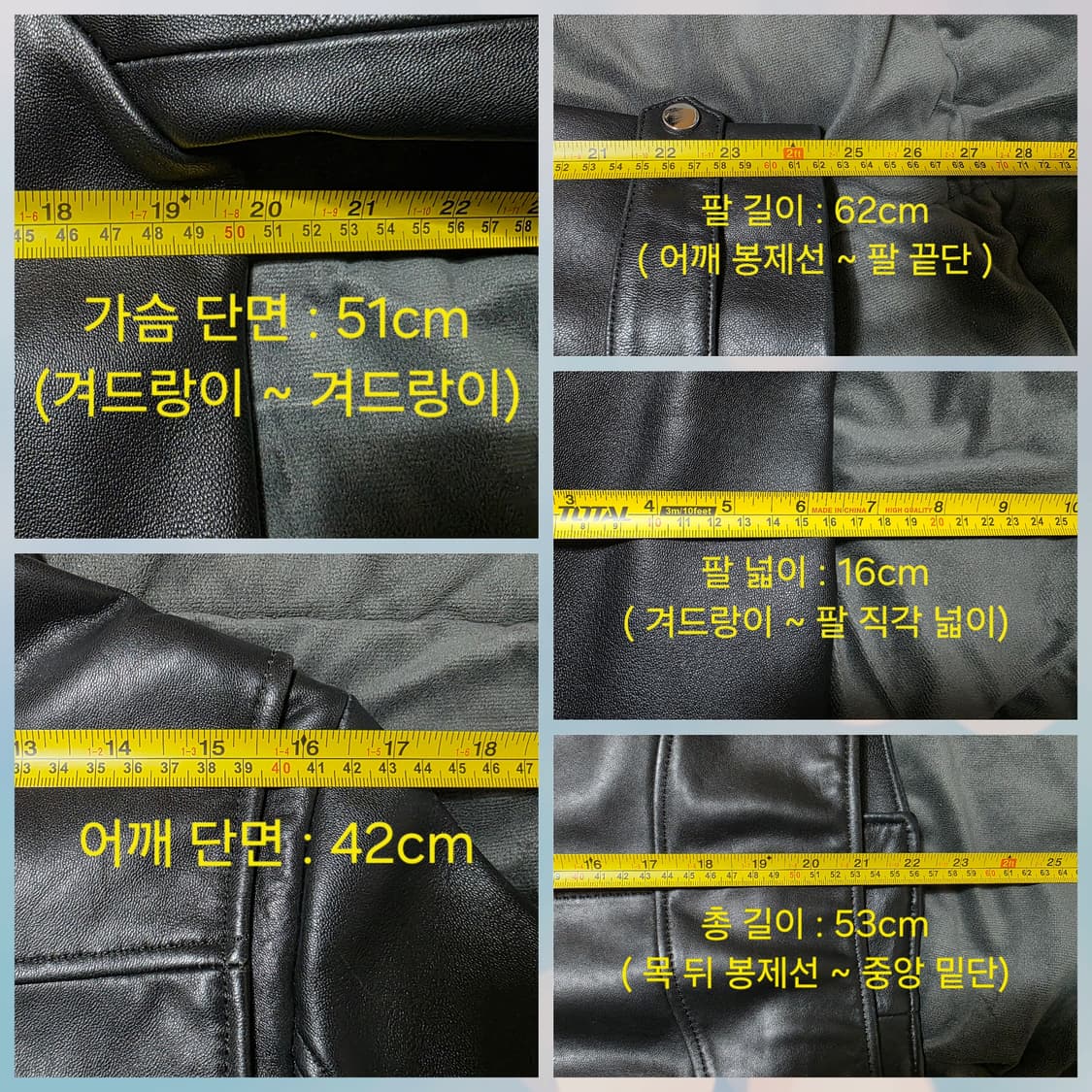 8세컨즈 양가죽 라이더 자켓 L사이즈 상품이미지9