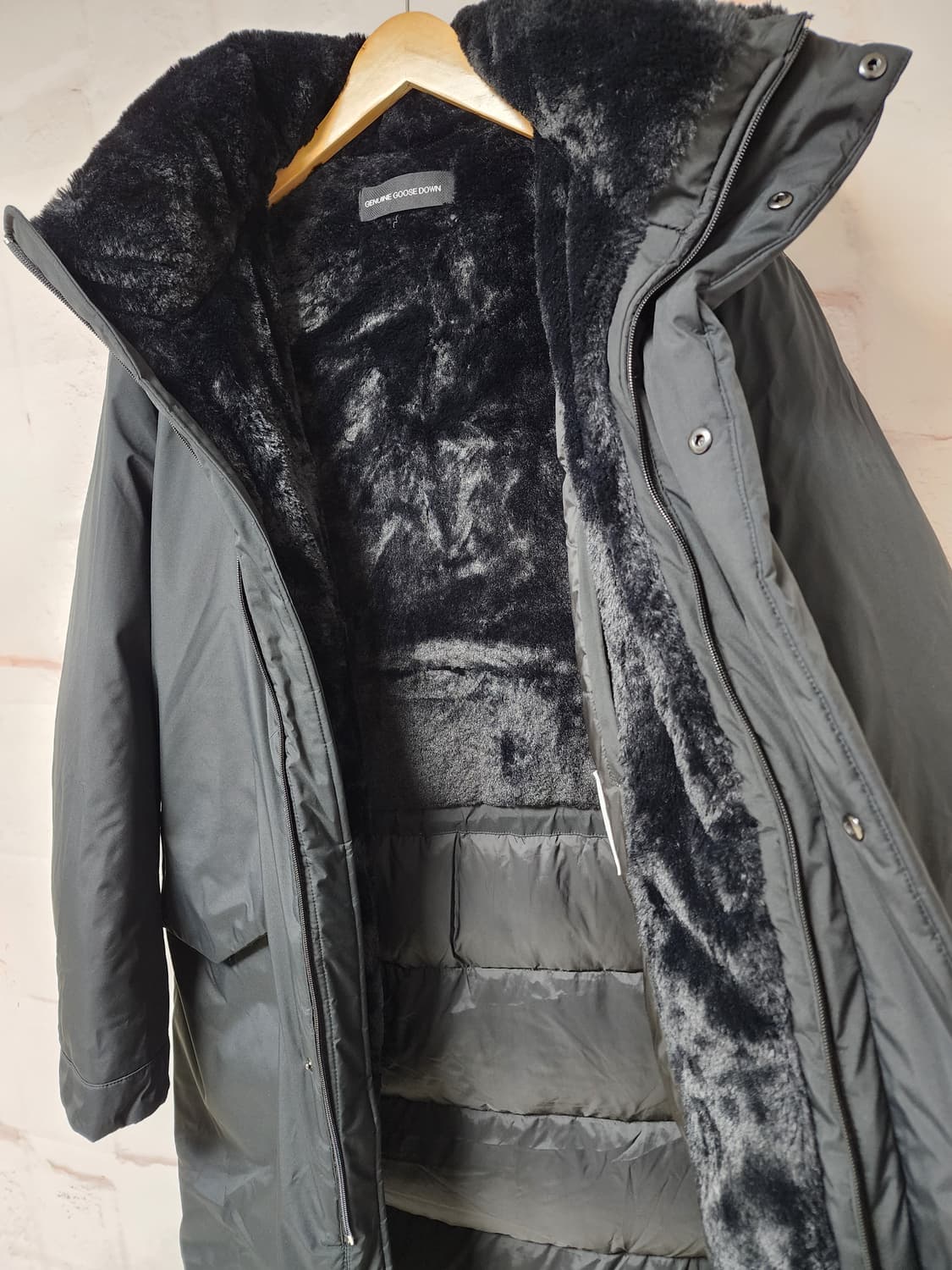 지오지아 구스다운 롱 패딩 상품이미지6