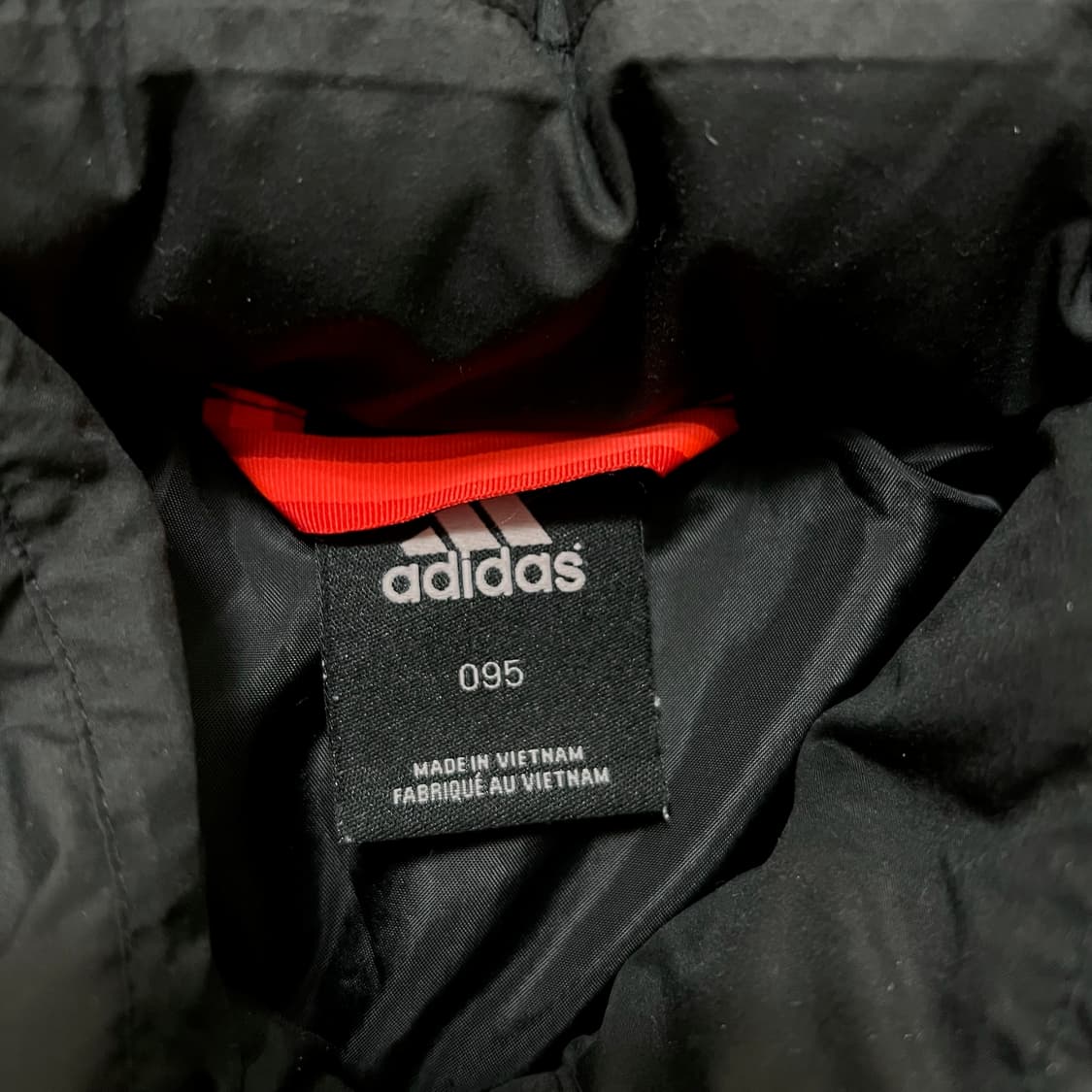아디다스 로고 덕다운 패딩조끼 M/95  상품이미지5