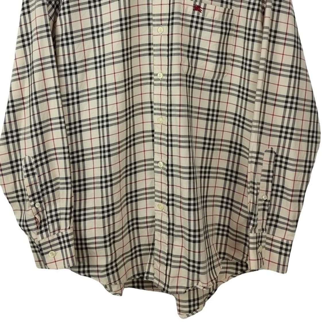 [버버리] 로고 자수 빈티지 체크 셔츠 P01168 상품이미지5