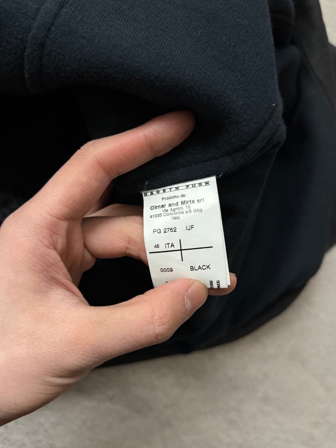 15AW 가레스퓨 사선 비대칭 하이넥 자켓 상품이미지10