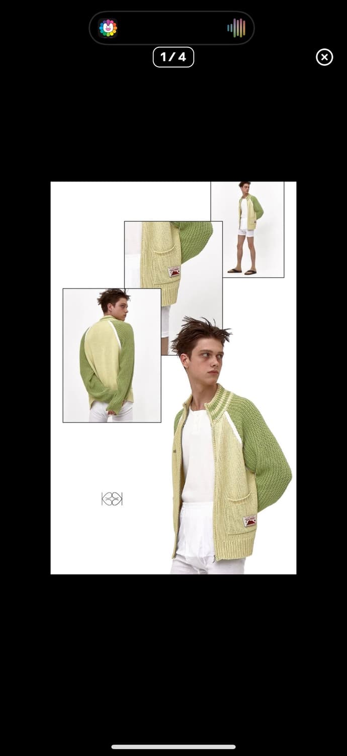 kijun Knit Raglan Jacket 상품이미지1