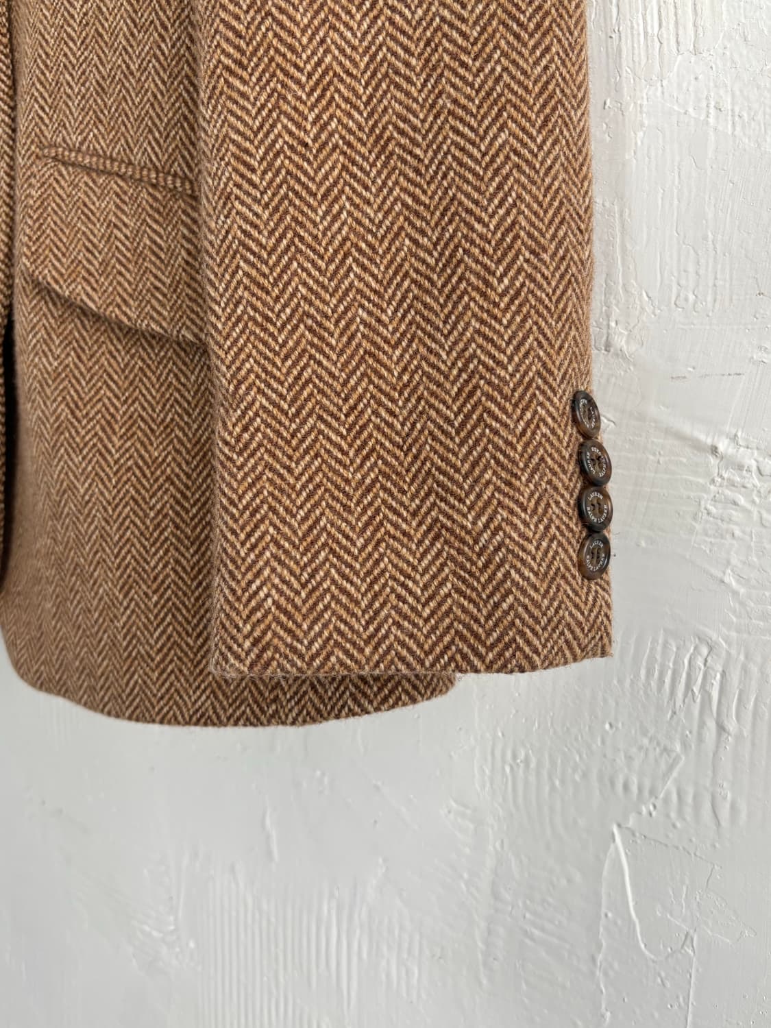 Lauren 로렌 브라운 헤링본 울 블레이저 상품이미지5