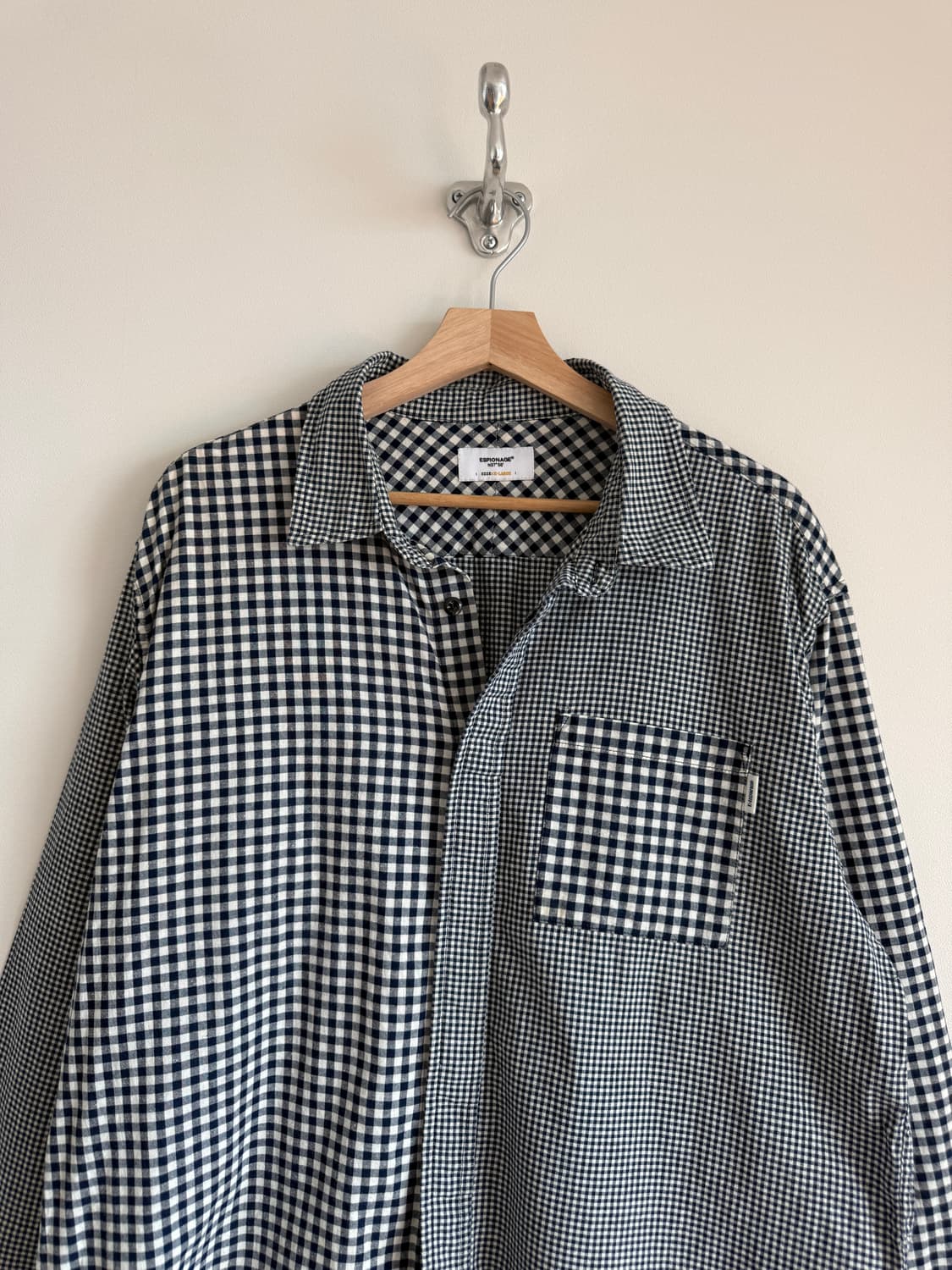 에스피오나지(ESPIONAGE) 멀티 체크 셔츠 상품이미지2