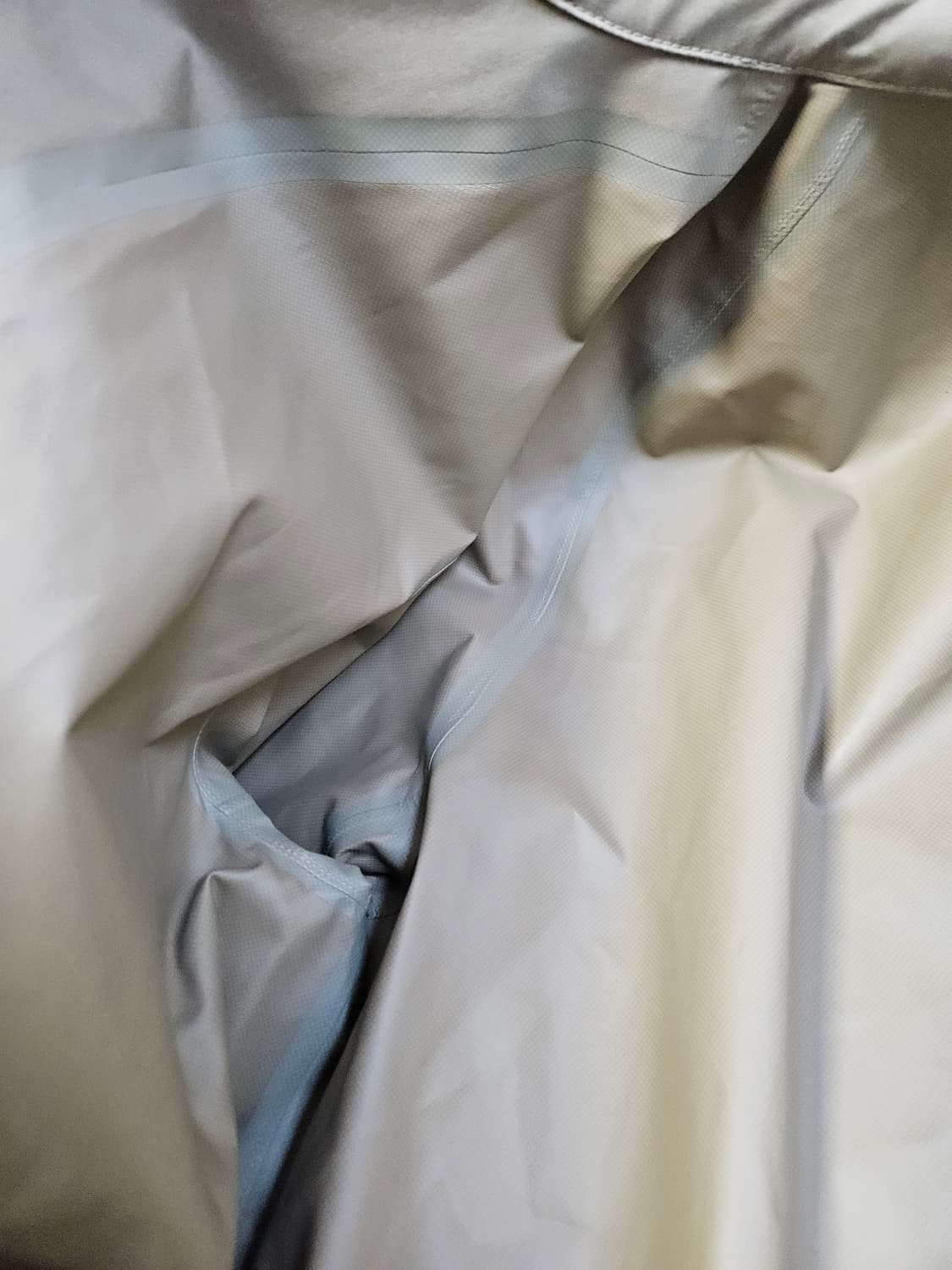 유니클로 블록테크 블럭테크 워터프루프 우븐 롱코트 베이지 자켓 L 상품이미지5