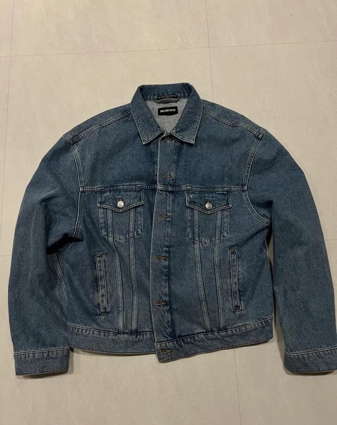 발렌시아가 랭귀지 데님자켓 상품이미지3