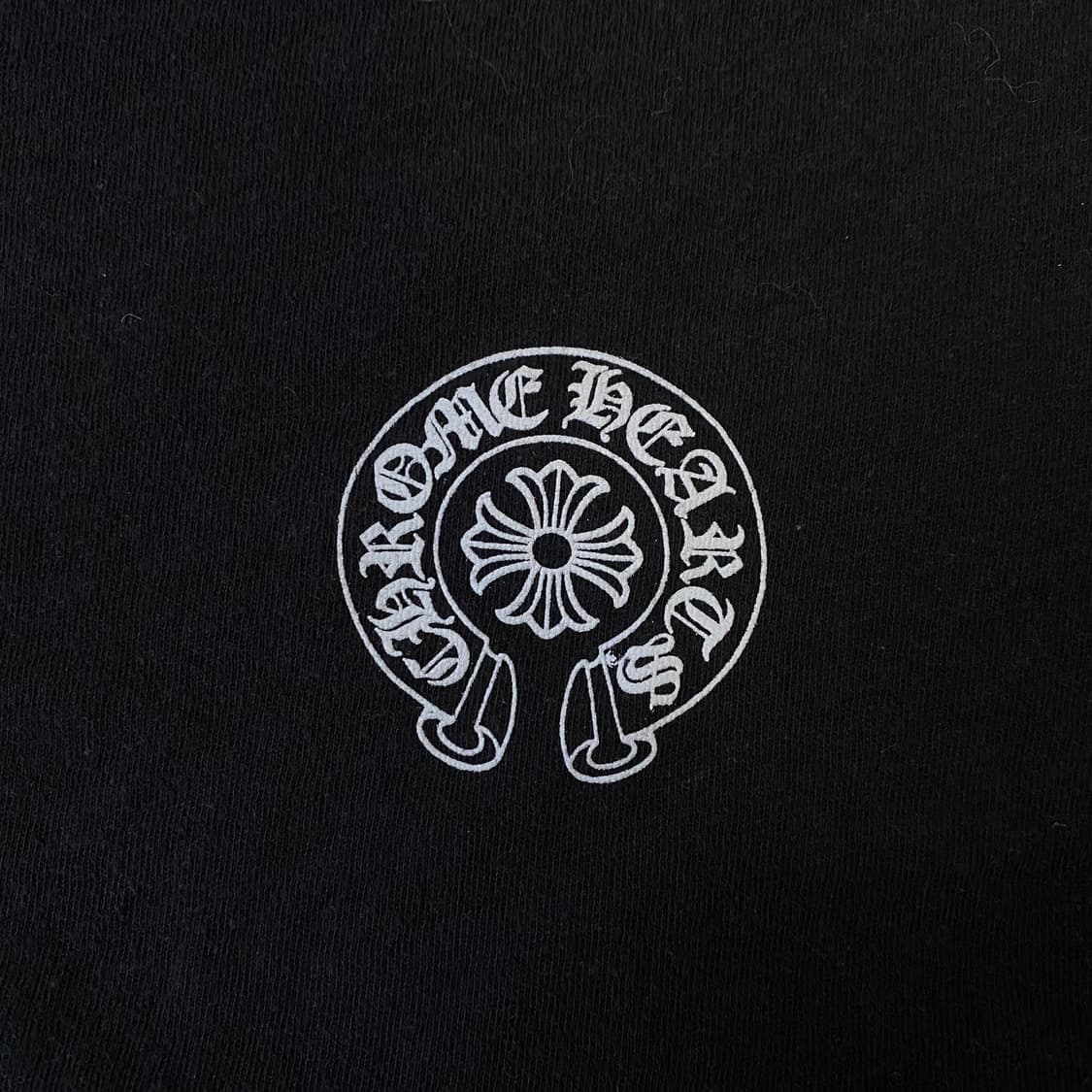 [M] 크롬하츠 롤러스케이트 홀스슈 티셔츠 블랙 상품이미지4