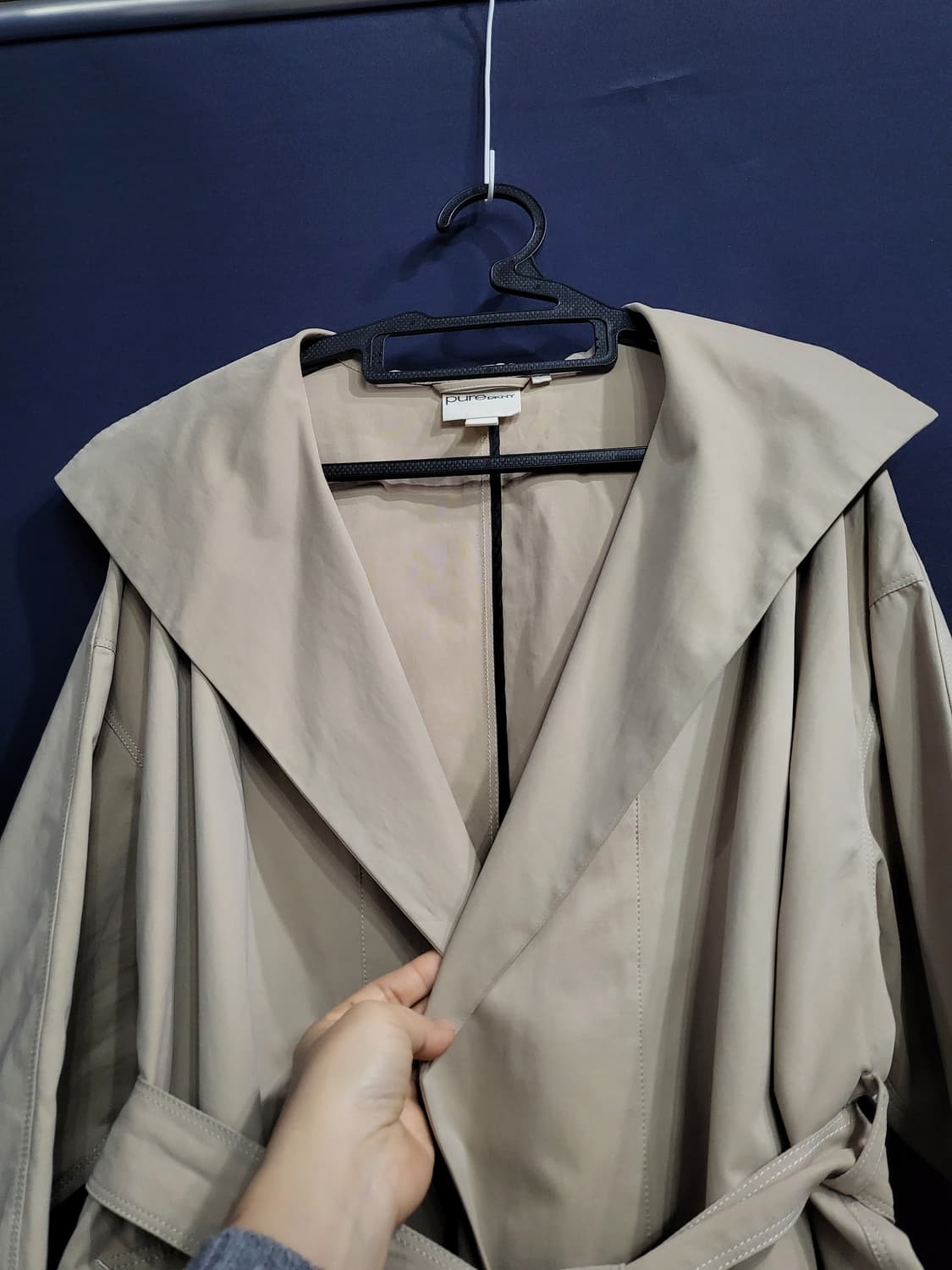 디케이엔와이 트렌치 오버핏 롱자켓 상품이미지2