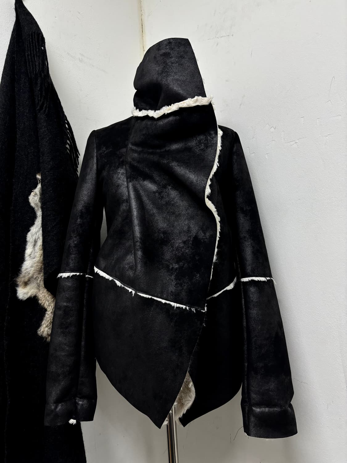 “Vintage” V-Kei Rare Design Draped Jacke 상품이미지7