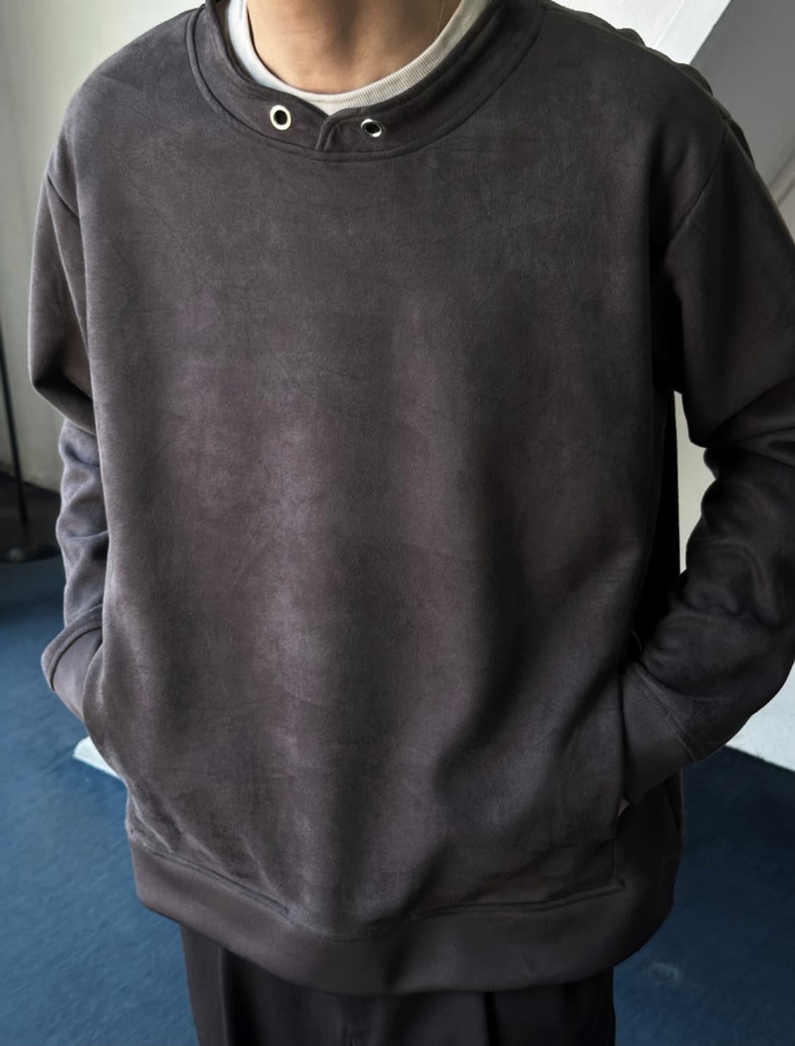 Brushed fabric L/S pullover top 상품이미지8