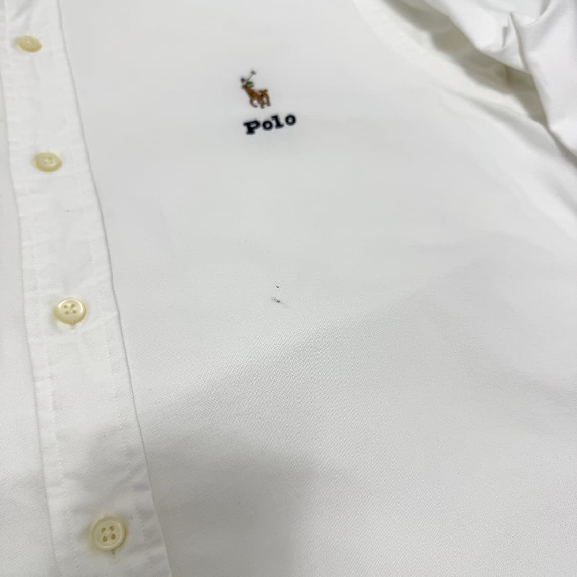 폴로 랄프로렌 무신사 익스클루시브 화이트 셔츠 S 상품이미지4