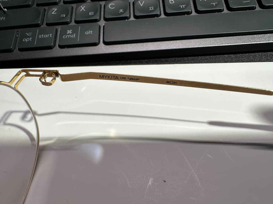 독일제 MYKITA JALLU  013 안경 순정 신품 부속품 완비 상품이미지9