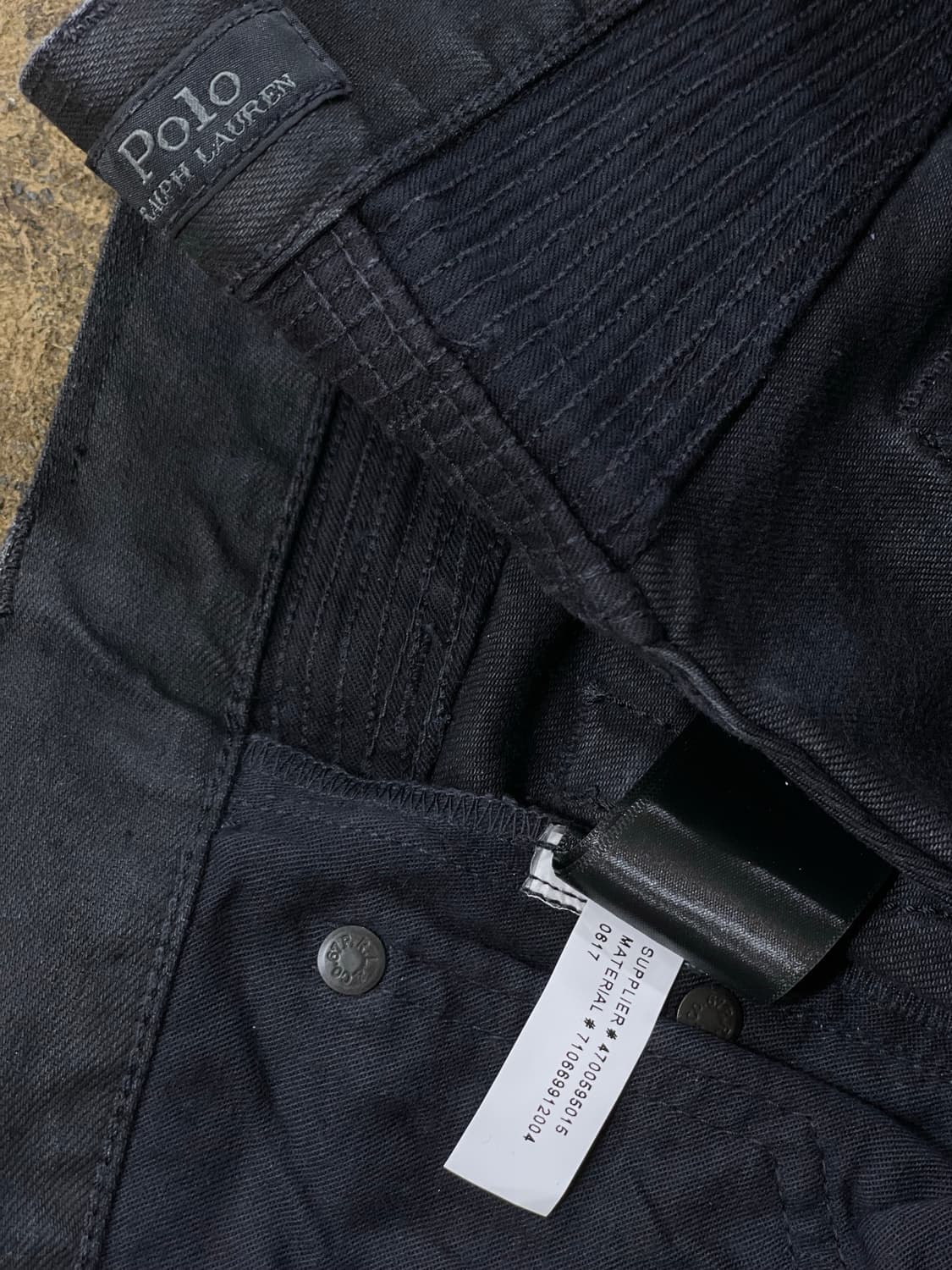 폴로랄프로렌/블랙 모토 오일왁싱팬츠 상품이미지8