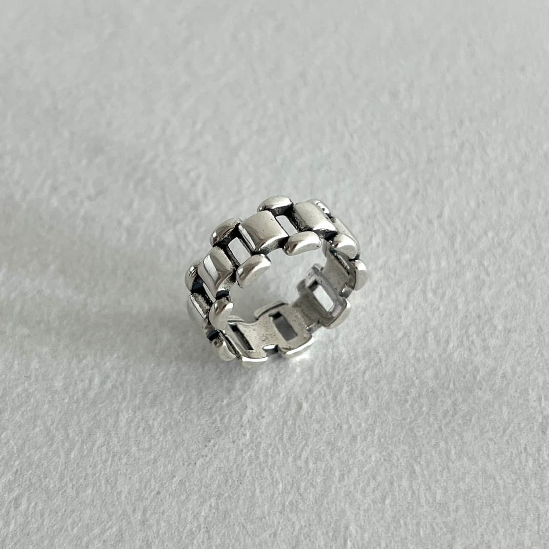 스퀘어 체인 반지 상품이미지1