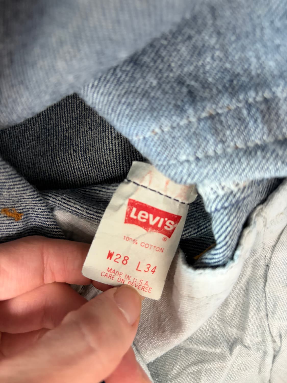 리바이스 501 데님 팬츠 상품이미지5