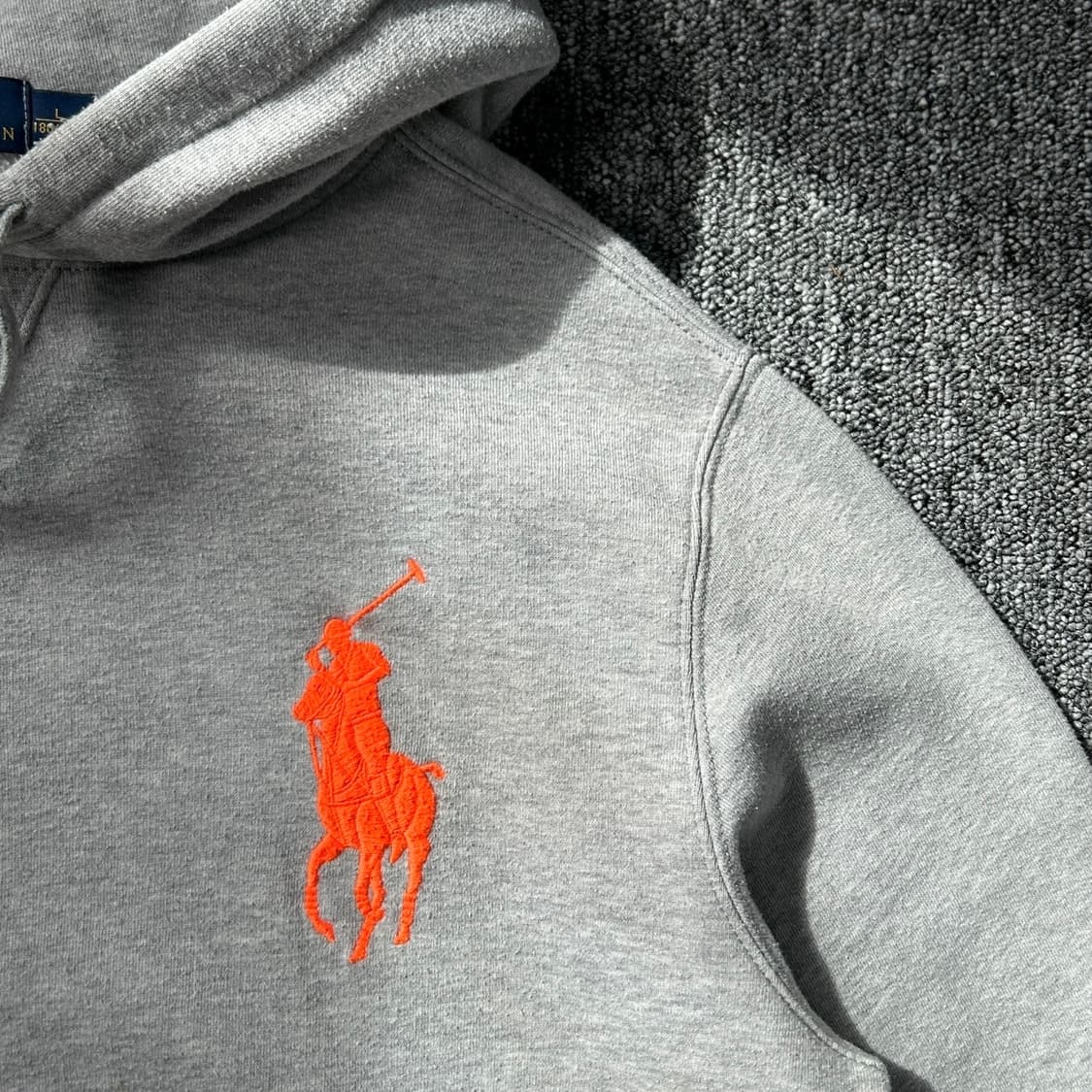 폴로 랄프로렌 그레이 빅포니 후드티  상품이미지4