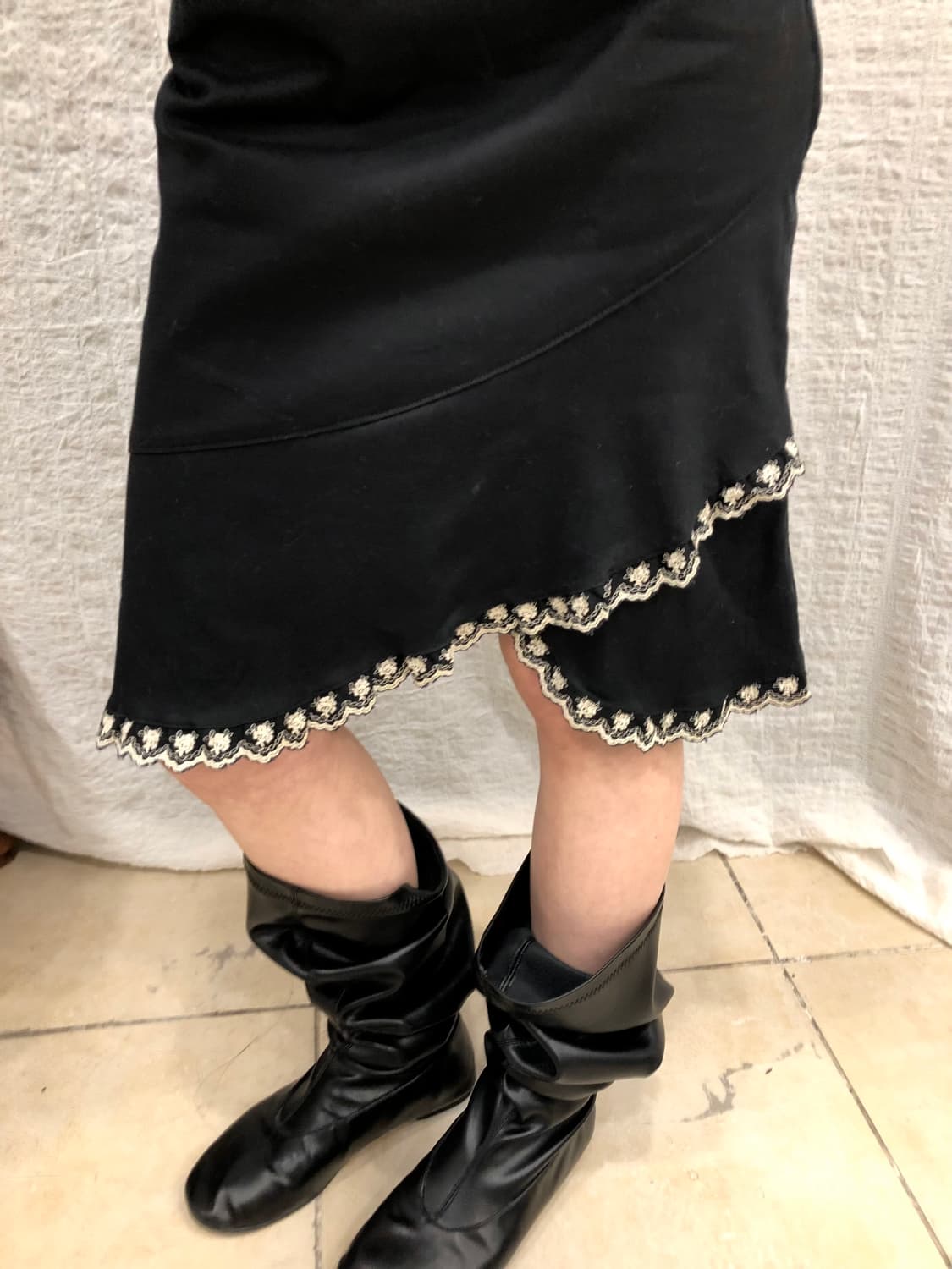Floral line midi skirt 상품이미지4