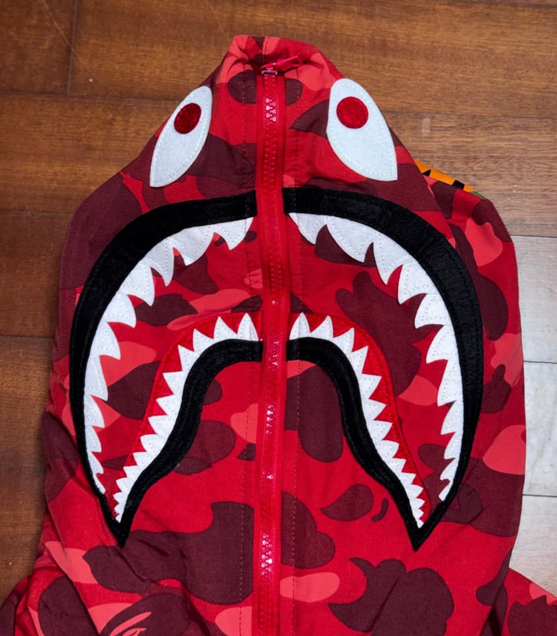 베이프 샤크 카모 패딩 다운 자켓 상품이미지6