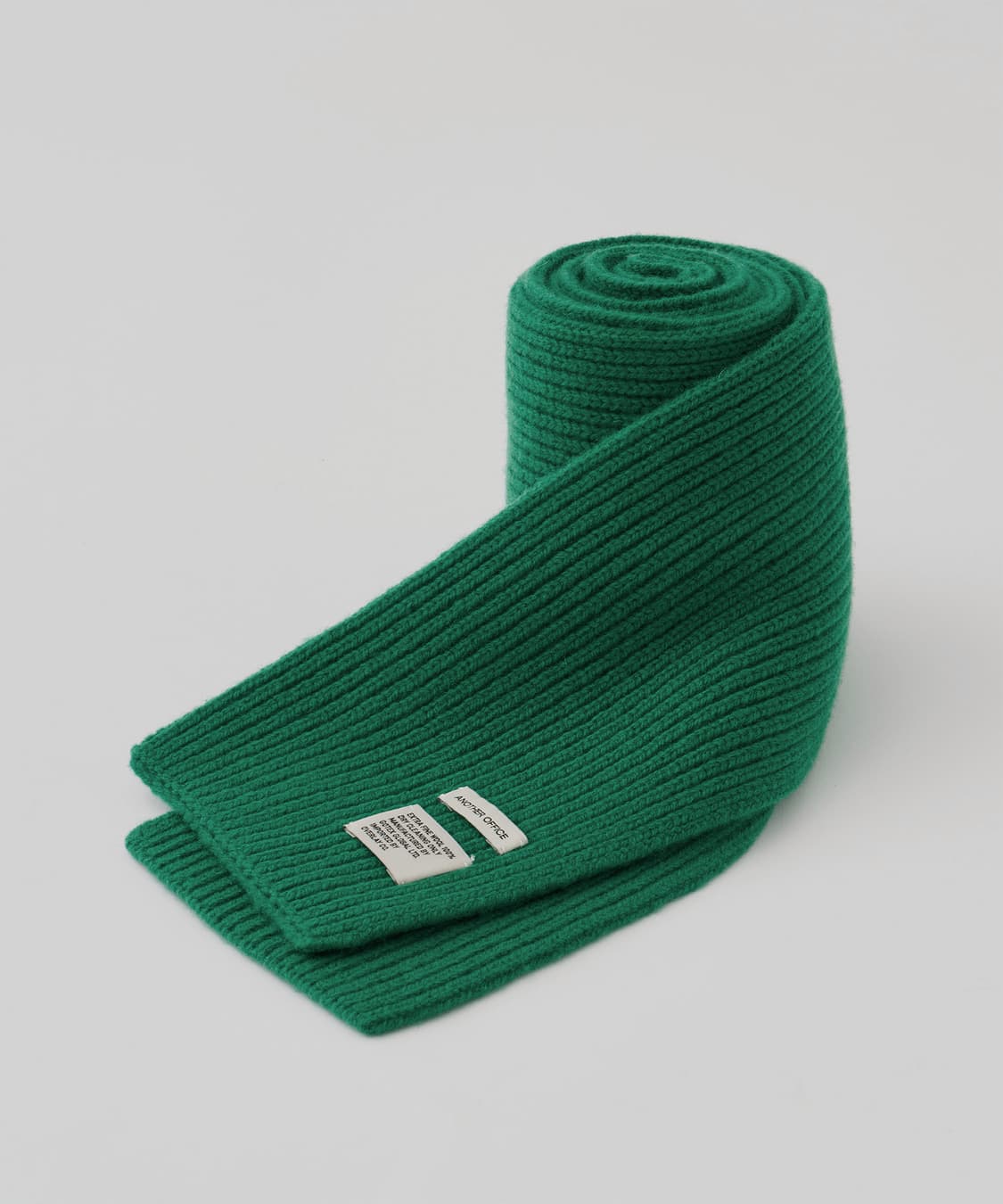 어나더오피스 엑스트라파인울 100% 머플러 포레스트그린 목도리 상품이미지8