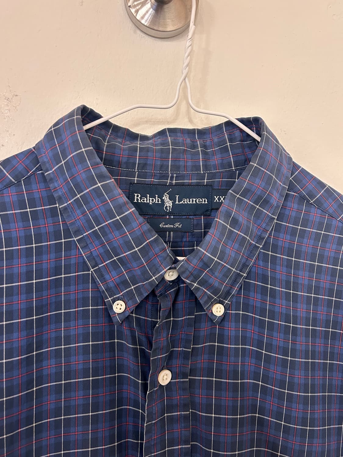 랄프로렌 체크 남방 XXL 상품이미지2