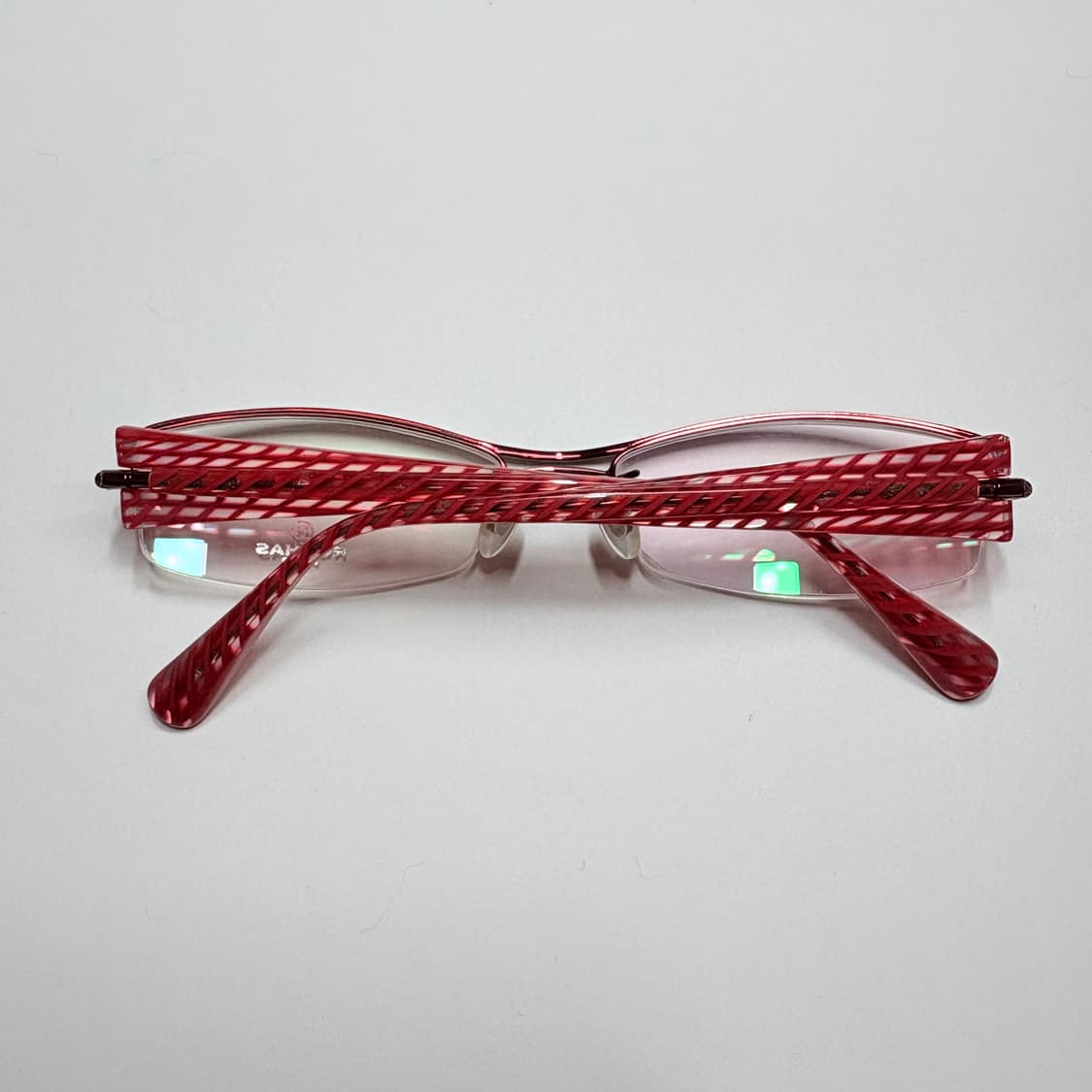 빈티지 긱시크 안경(로샤스 R-1336 레드 패턴) 상품이미지4