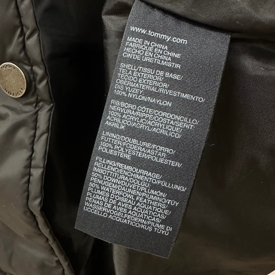 TOMMY 타미힐피거 여성 벨티드 롱 다운 패딩 XL 후드형 J24 상품이미지10