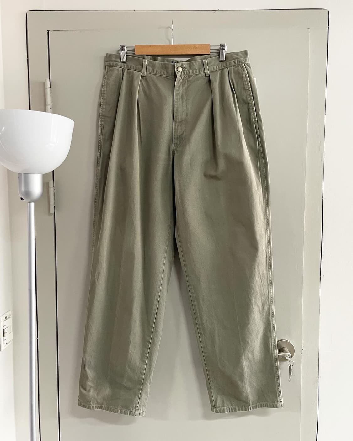 (34) 80s USA 폴로 랄프로렌 투플리츠 치노팬츠 상품이미지1