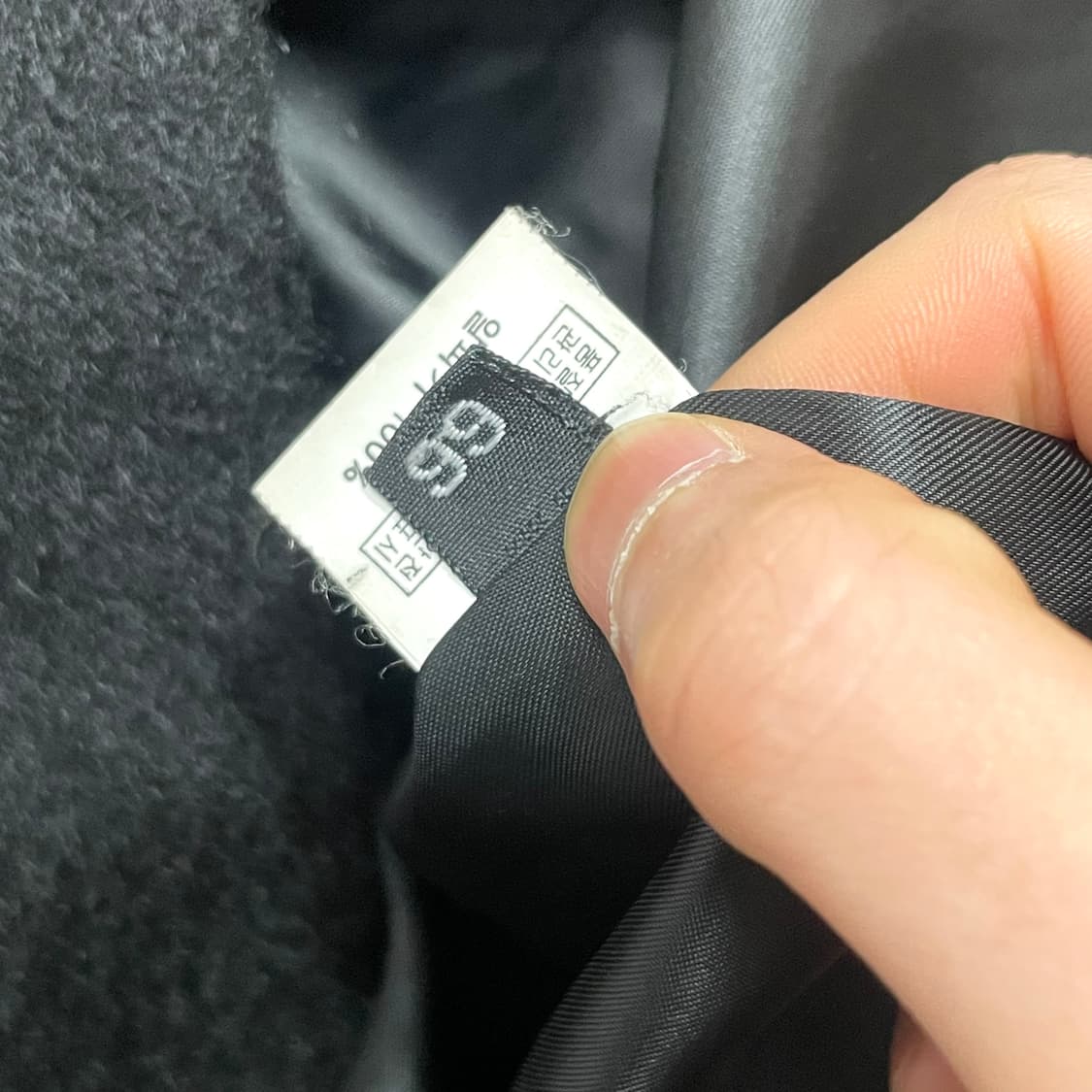 아다모 블랙 알파카100 코트 여성66 상품이미지5