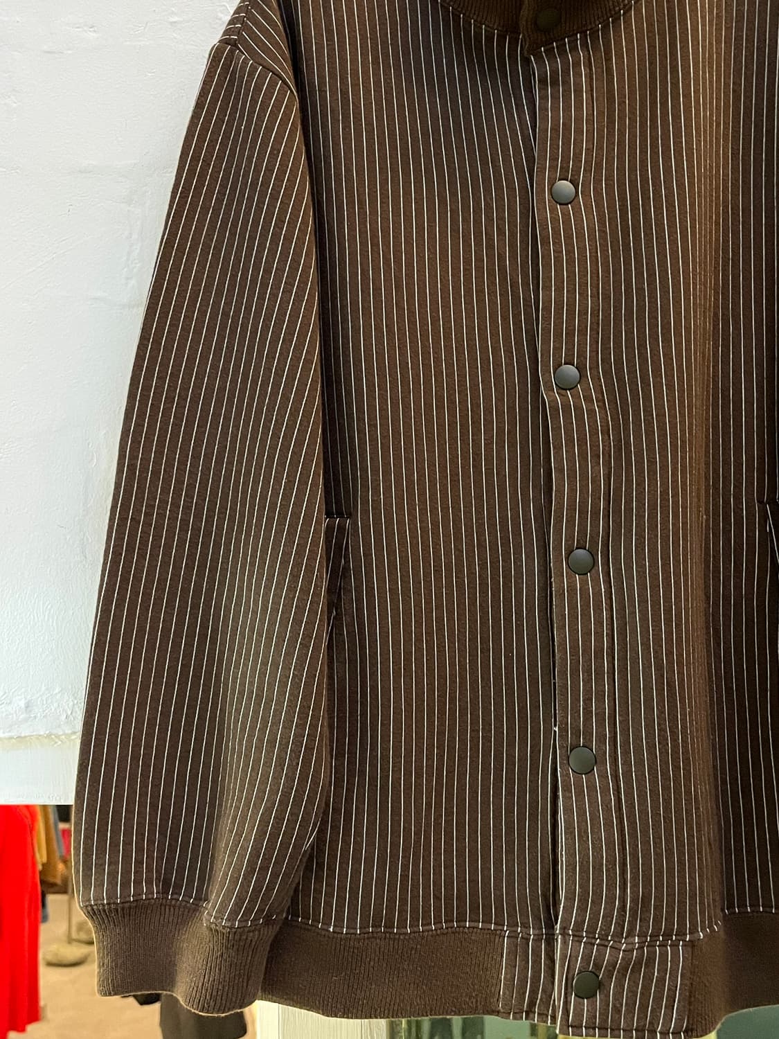 Takeo Kikuchi 브라운 스트라이프 블루종 자켓 3 상품이미지4