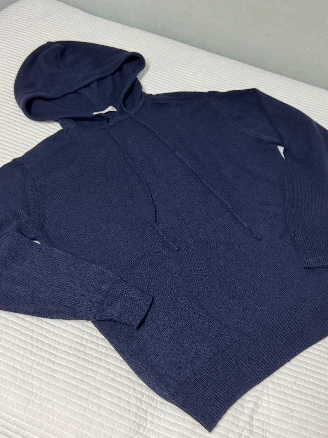 월스와일무브먼트 Comfy Knit Hoodie Navy [2] 상품이미지1