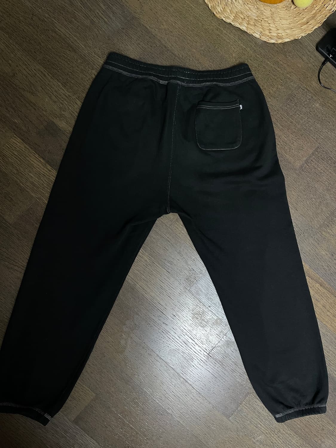 스투시 블랙 스웻팬츠 XL 상품이미지6
