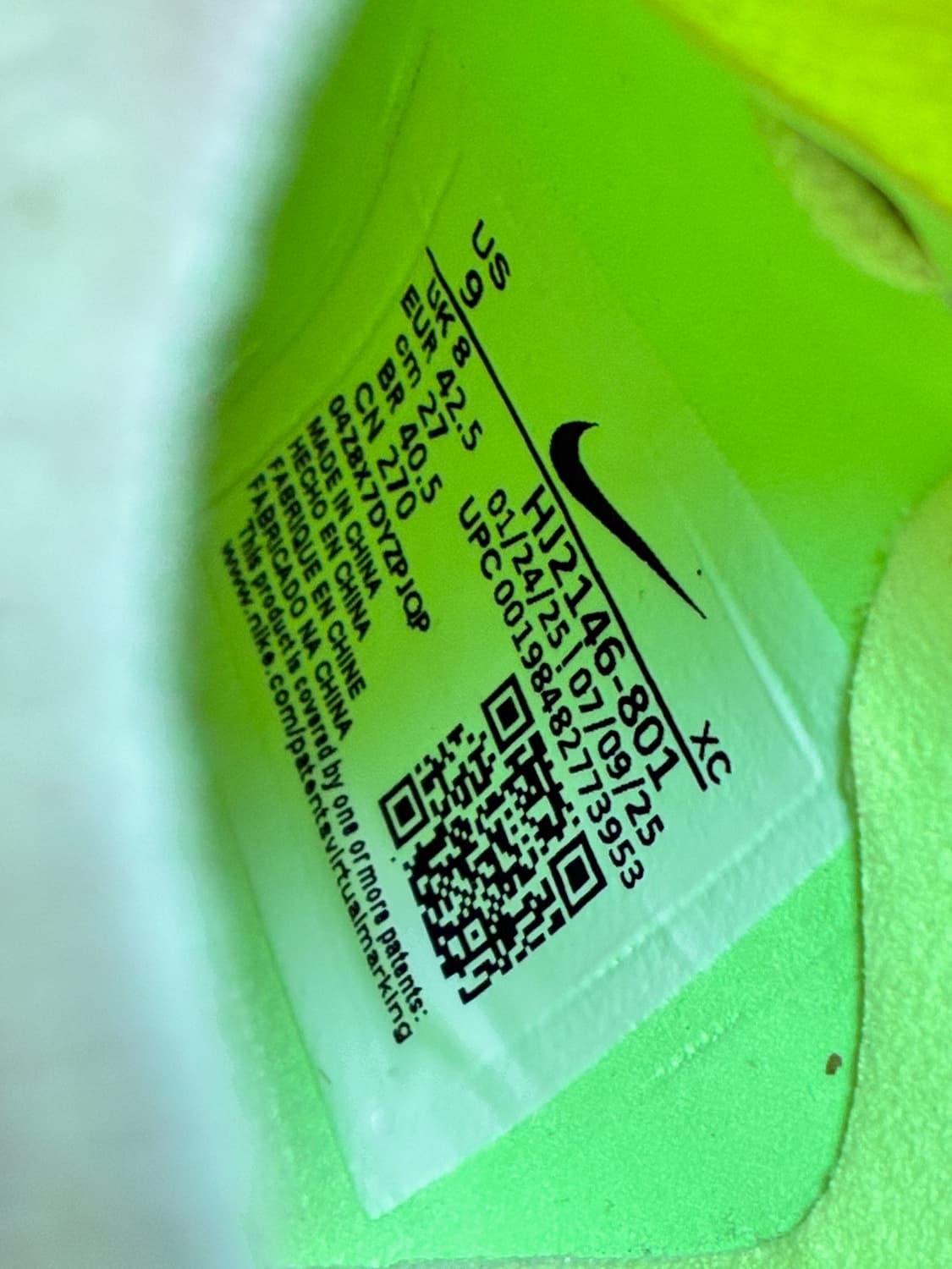 나이키 팬텀 6 로우 엘리트 FG 270 상품이미지9